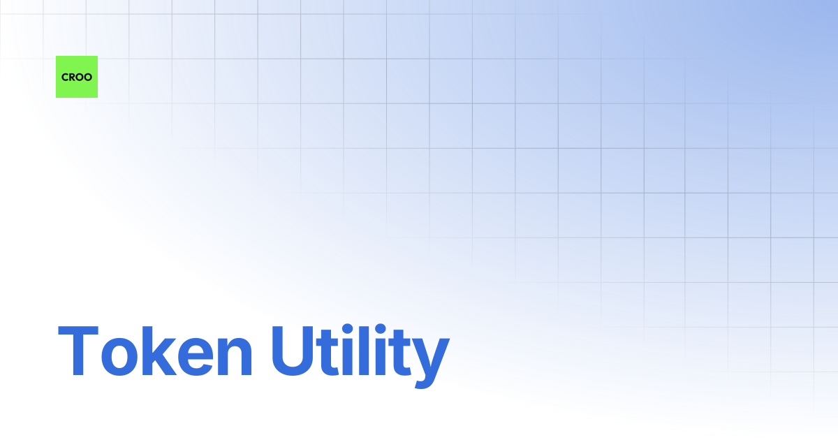 Token Utility | CROO Network Docs